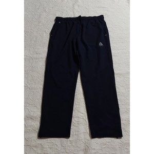 Reebok Pants Men, Size L/G Polyester, Blue,Pockers, Elastic Waist, good...